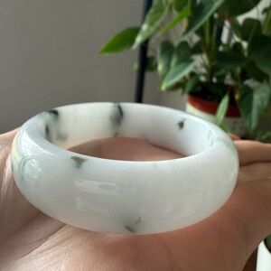 Natural Burmese Jadeite Bangle (Grade A)
